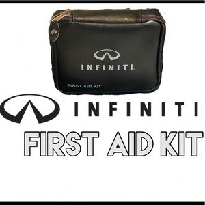 Infiniti SUV / Sedan First Aid Kit Velcro Backing Clings To Trunk Wall NEW